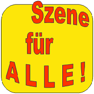 Motto-Logo 2013: "Szene fr ALLE!"