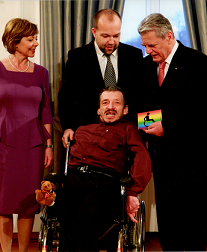 Bundesprsident dankt Corrie Peters